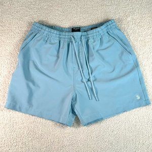 Todd Snyder 5” Montauk Swim Short Trunks Suit Mens Large Blue Tide Light Preppy